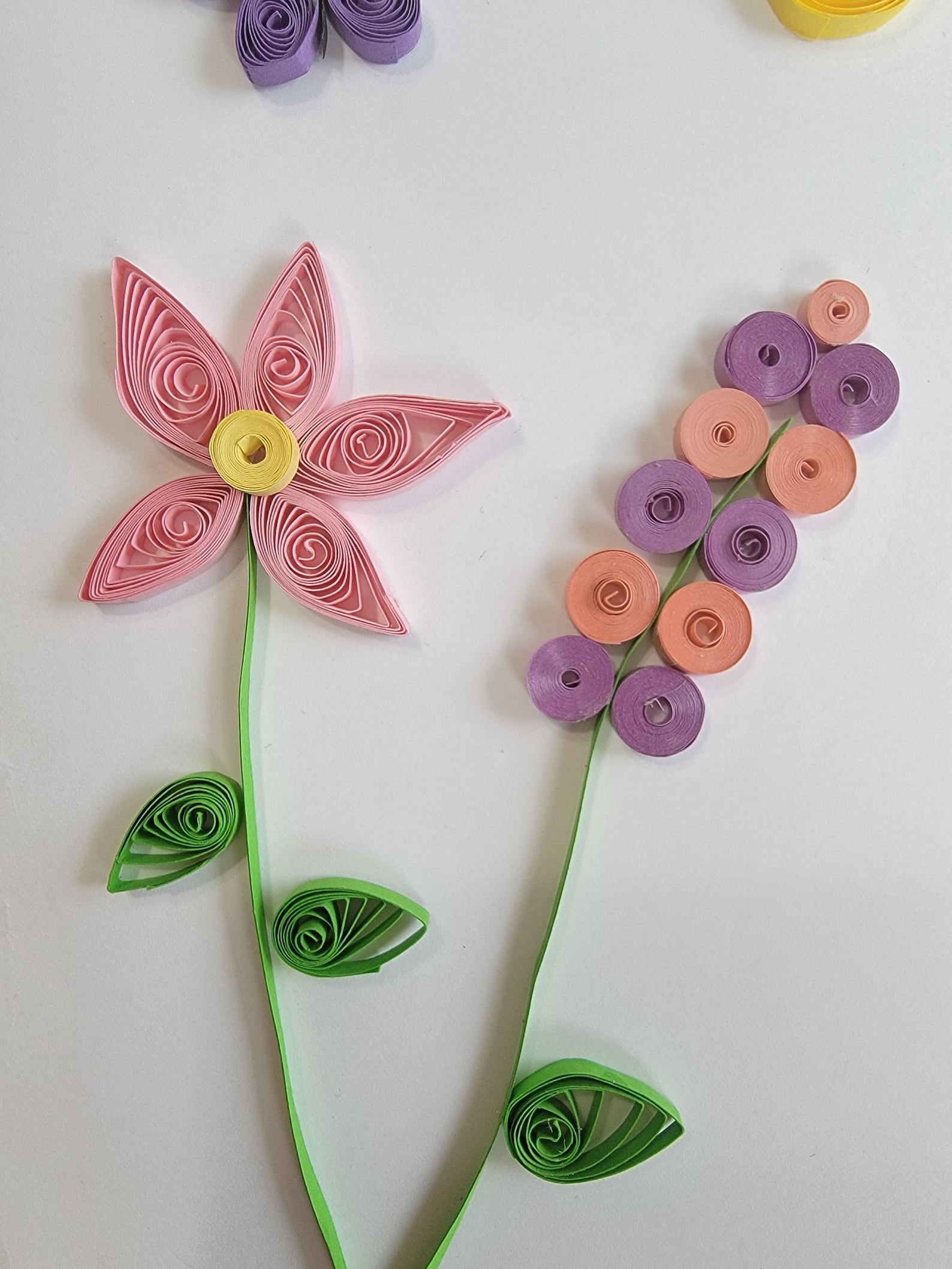Flower and Butterfly Greeting Card Handmade, Paper Quilling - Etsy
