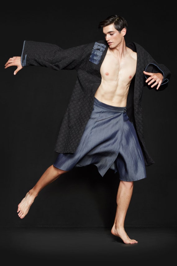 mens wrap skirt