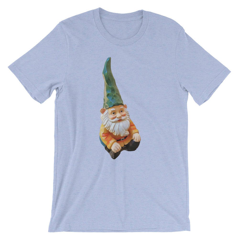 Garden Gnome Green Hat Short-Sleeve Unisex T-Shirt | Etsy