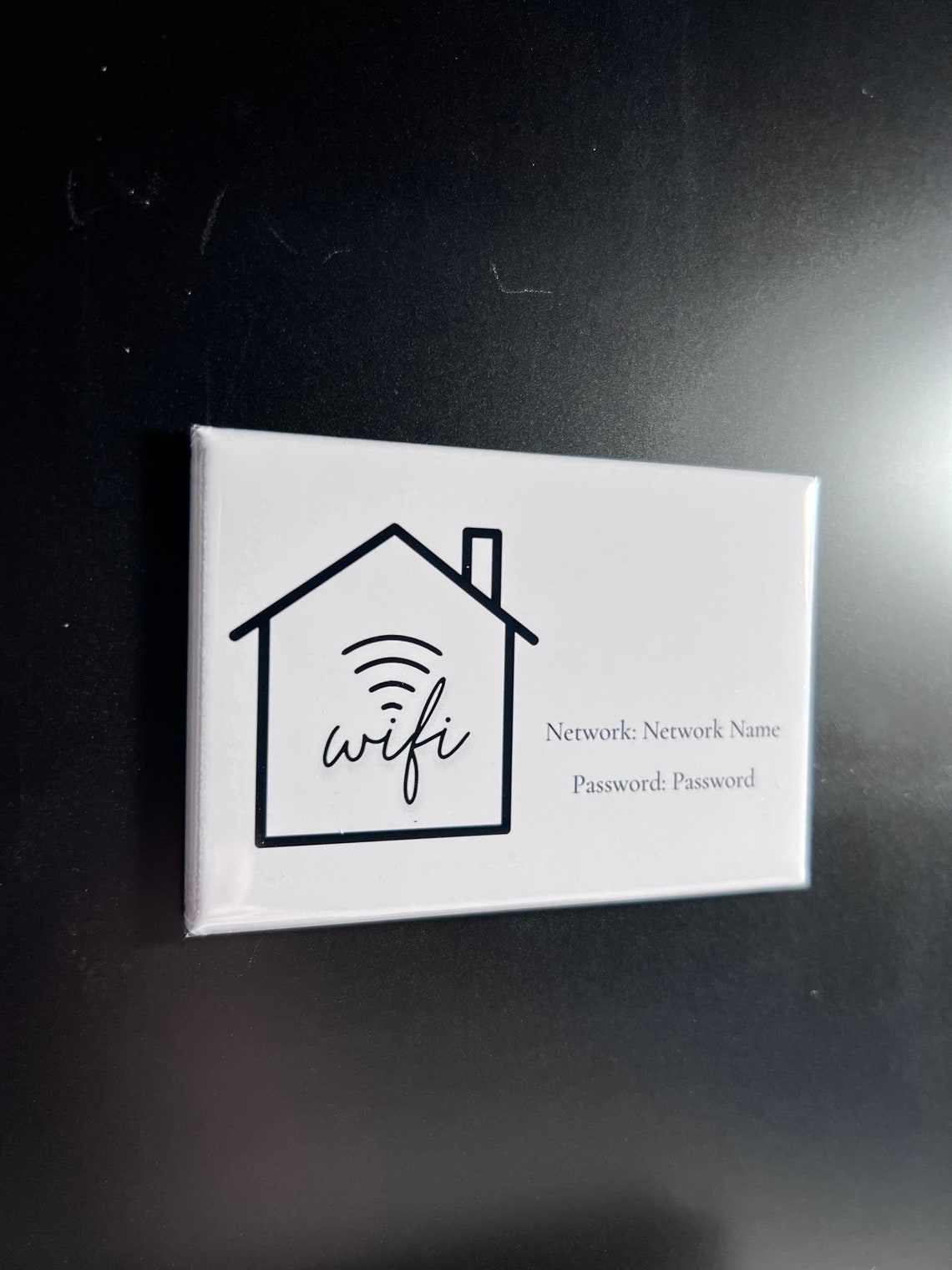Wifi Magnet | Magnet| Personalized| Wifi Code| Wifi - Etsy