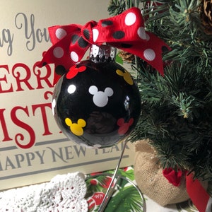Disney Mickey Mouse inspired Disney Ornaments.