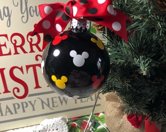 Disney Mickey Mouse inspired Disney Ornaments.