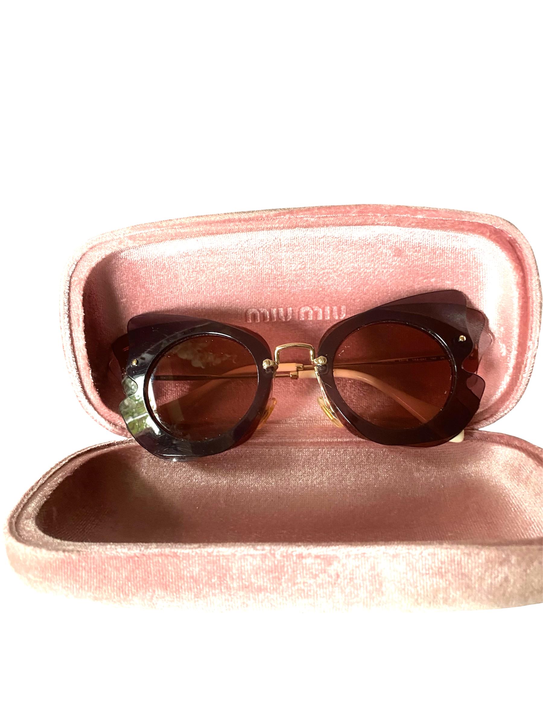 Reserved Do Not Buy Miu MIU Butterfly Shaped Sunglasses - Etsy display picture 2