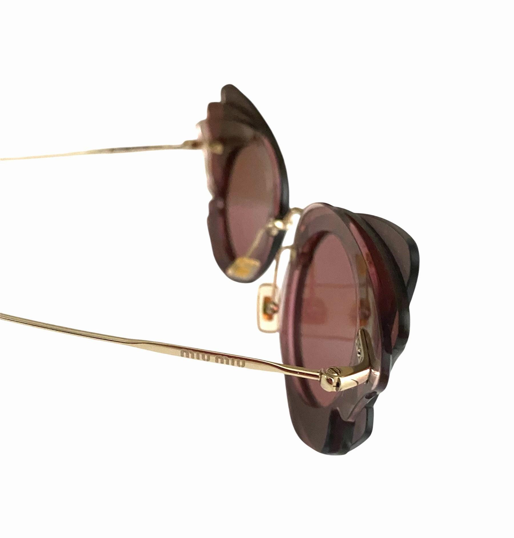 Reserved Do Not Buy Miu MIU Butterfly Shaped Sunglasses - Etsy