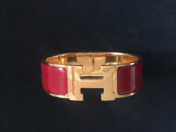 Reserved Vintage HERMES CLASSIC Wide H 