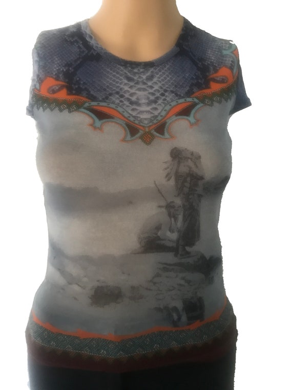 coloured mesh top