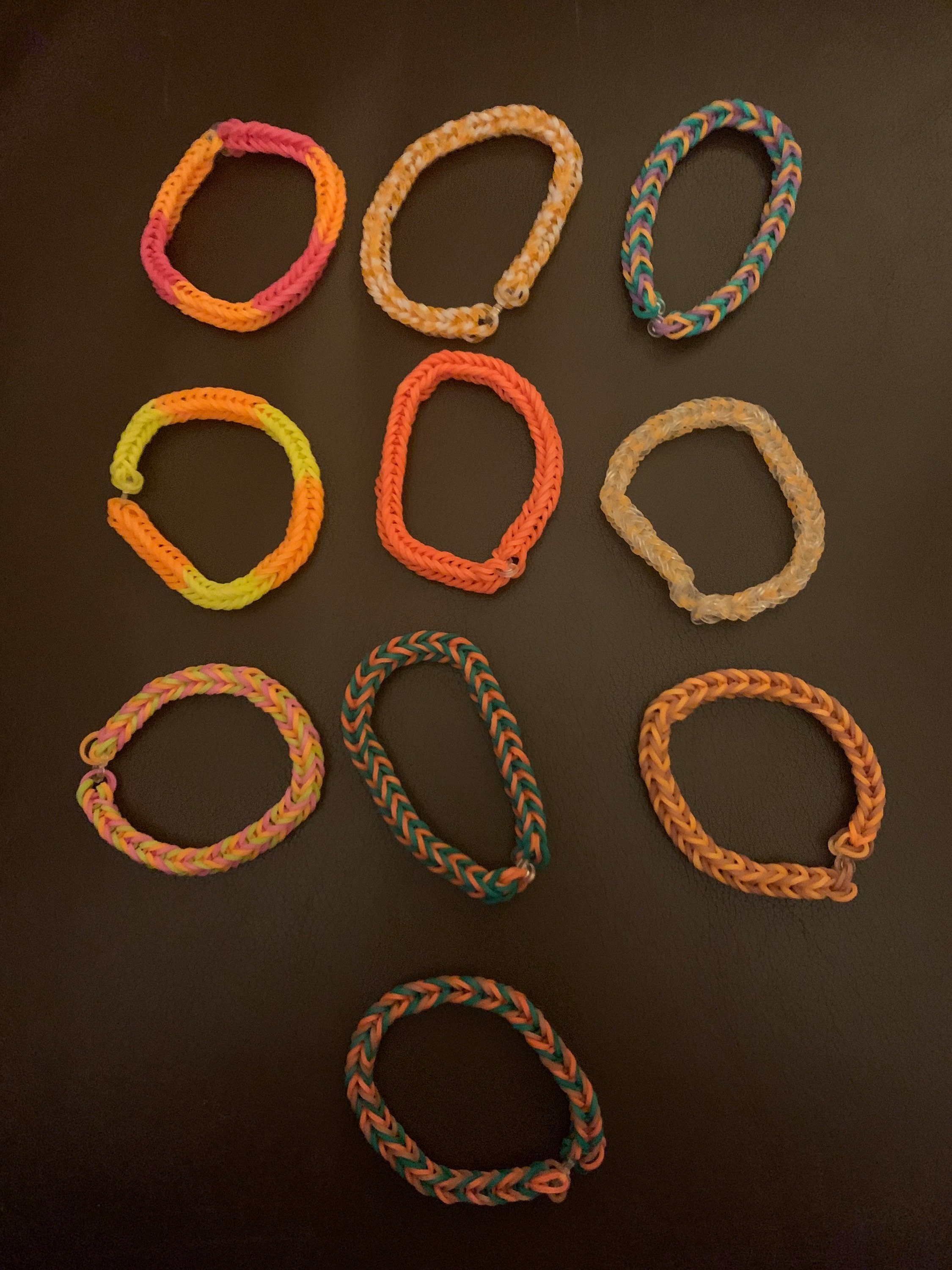 Simple Rubber Band Bracelet Easy Rainbow Band Bracelet With The Loom ...