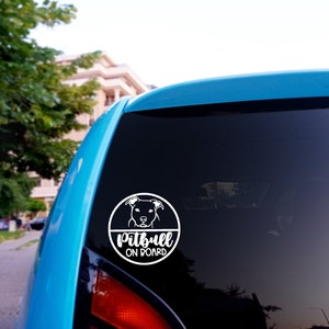 Naklejka Pitbull On Board