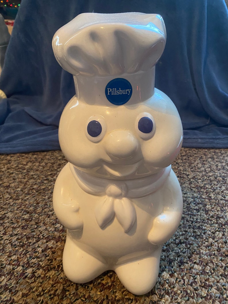 Pillsbury Dough Boy Cookie Jar 1988 - Etsy