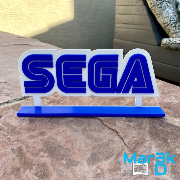 Custom Sega® Sign | 3D Printed | Game Room | Retro | Man Cave