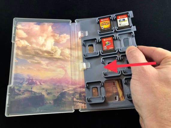Bibliografi Patriotisk vaskepulver New Design Nintendo Switch™ Cartridge Case Add-on 3D - Etsy