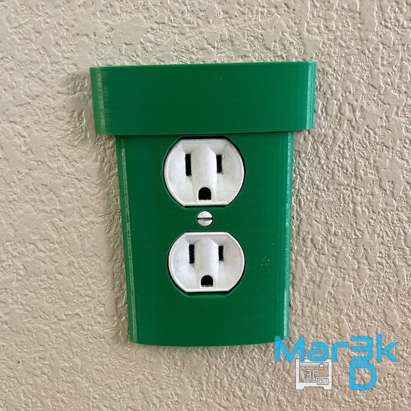 Mario Warp Pipe themed Outlet Cover | 3D Printed | Wall plate | Man Cave | Kids room | Game room | PETG