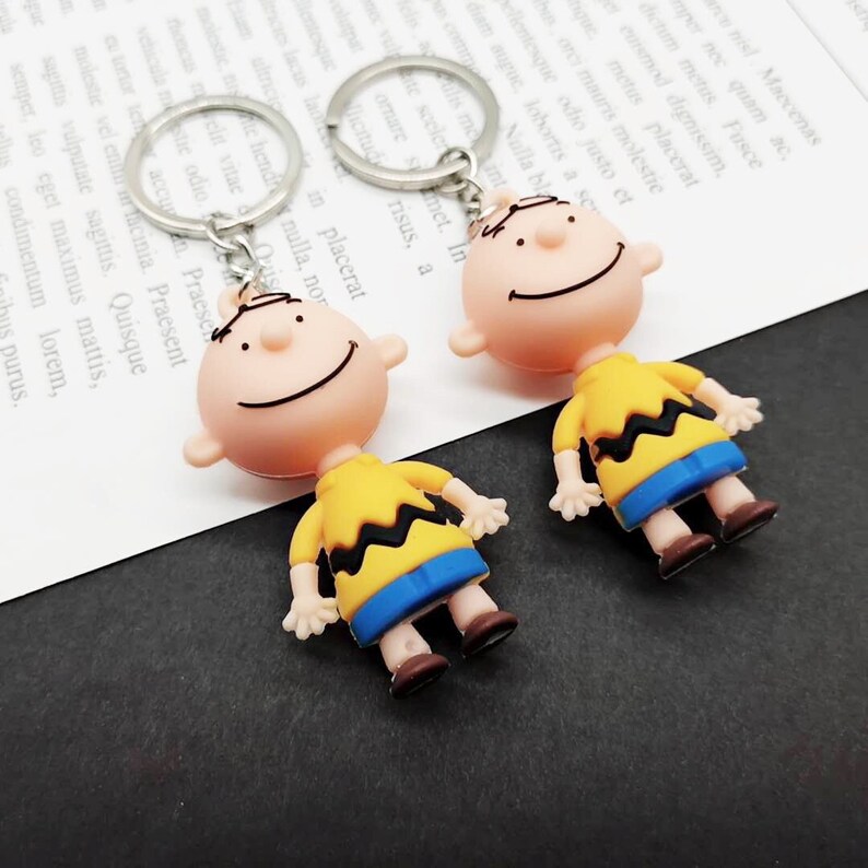 Charlie Brown Keychain Etsy
