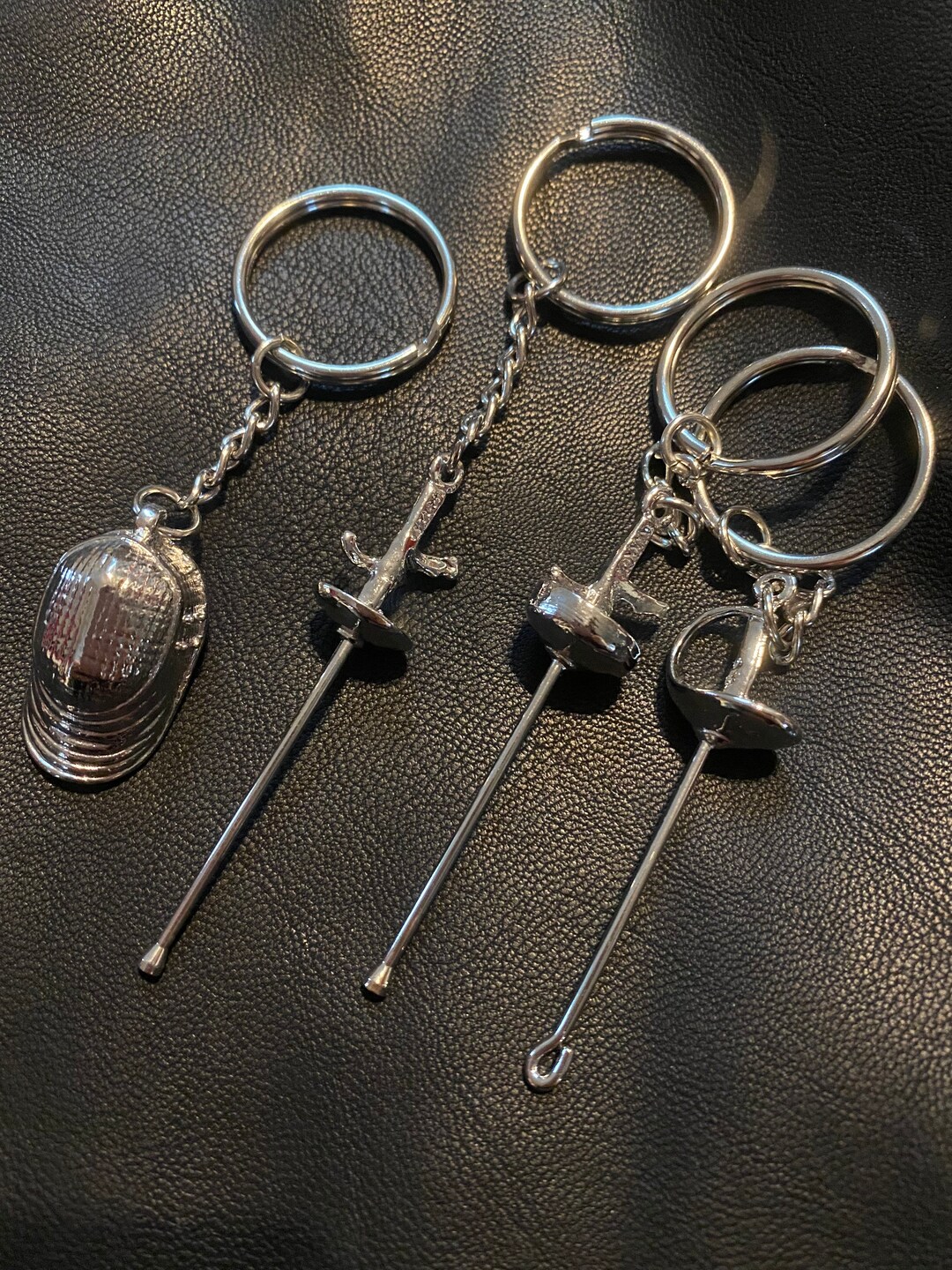 Fencing Keychain Etsy