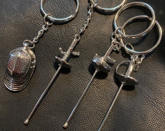 Fencing keychain