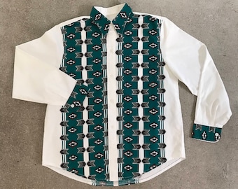 Vintage Native Button Up