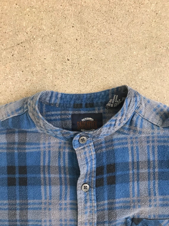 Vintage Mandarin Neck Flannel - image 2