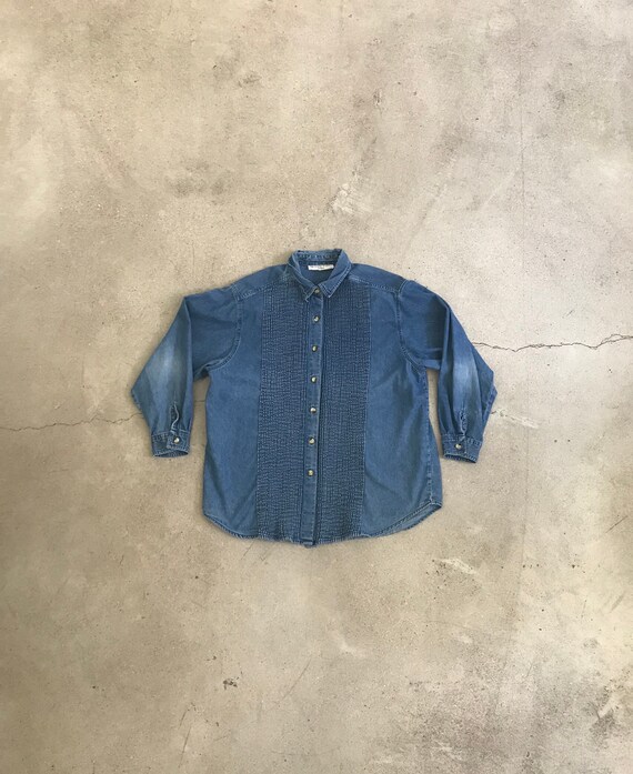 Vintage Denim Stripe Shirt