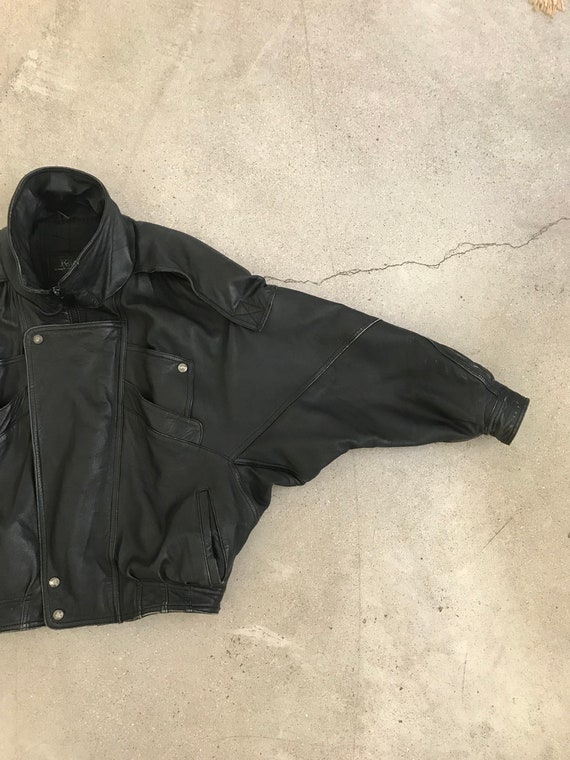 Vintage Heavy Leather Bomber