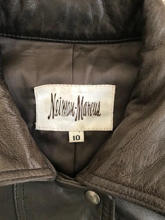 Vintage Neiman Marcus Leather Bomber