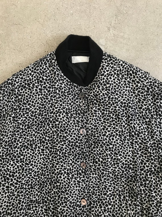 Vintage Puff Animal Button Up Bomber - image 2