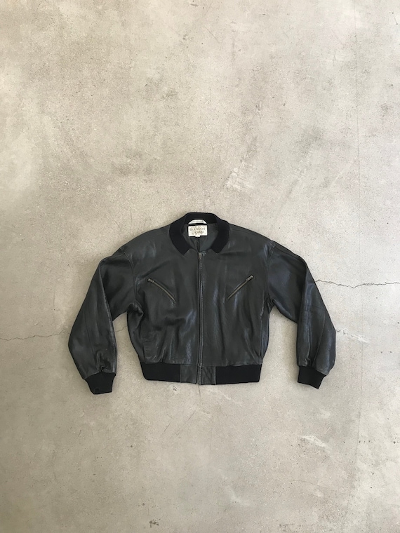 VintageBrandon Thomas Leather Bomber - image 1