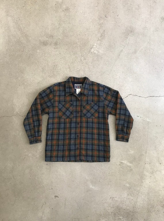 Vintage Wool and Nylon Lined Flannel