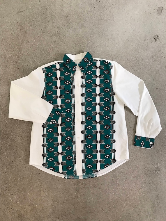 Vintage Native Button Up