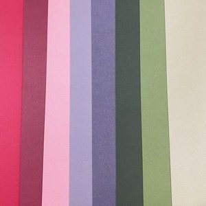 12x12 Cardstock Paper Pack - 110 lb Assorted Pastel Colored Scrapbook Paper  - Double Sided Card Stock for Crafts, Embossing, Cardmaking - 40 Sheets