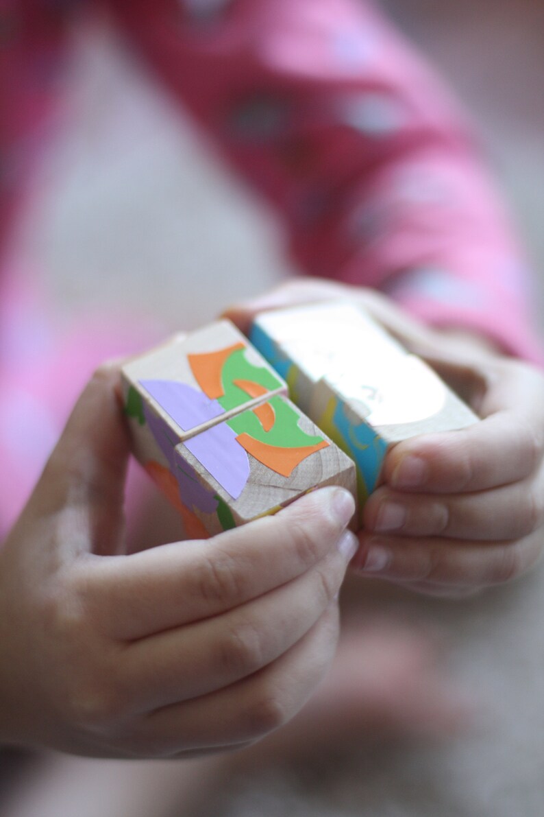 Exploring Emotions - Wooden Blocks - Etsy