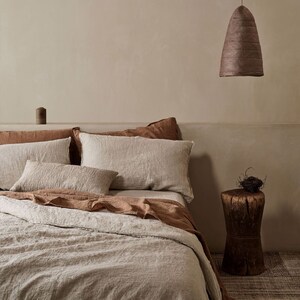 Softened Linen Duvet Cover. 100% Natural Linen. French linen flax DENSITY 175-195 G/SM Custom sizing is always welcomed.