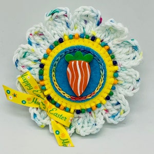 Carrot Felt Easter Pin