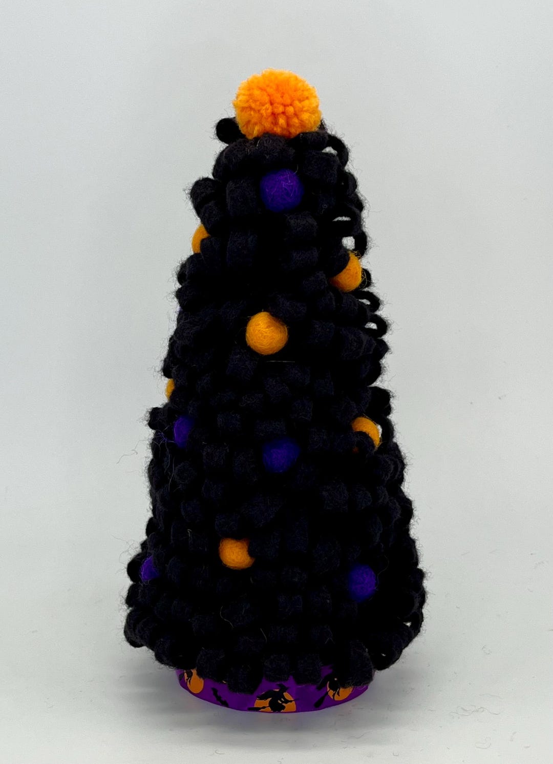 Felt Loop Tree Wool Felt Loop Decorated Halloween Tree - Etsy