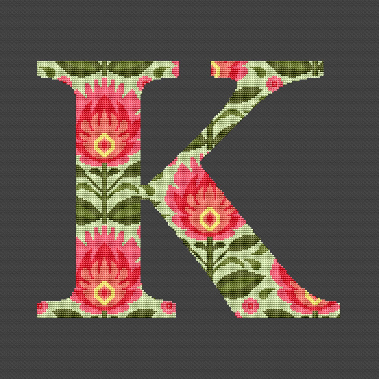 cross stitch k