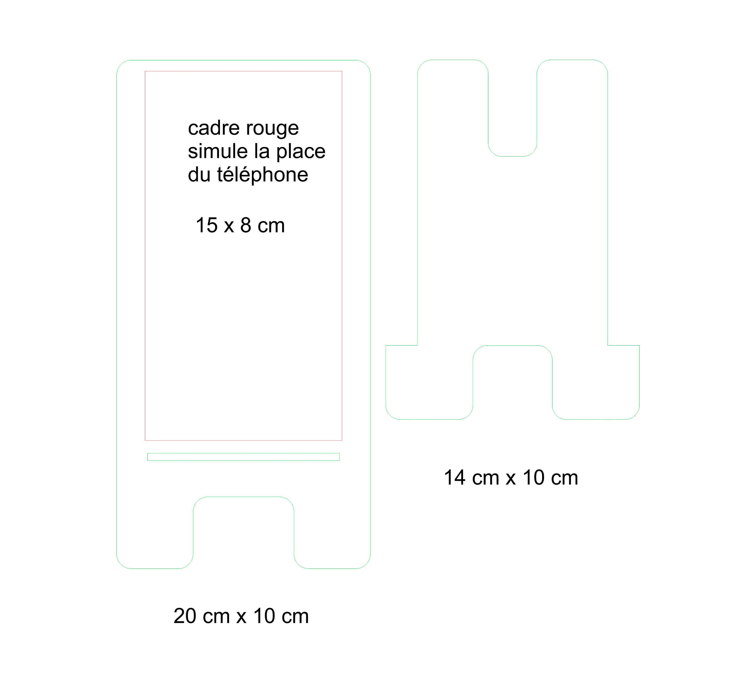 Support Pour Mobile Personnalisé. Mdf 3 mm ou Plaqué 4 mm. Franco de Port