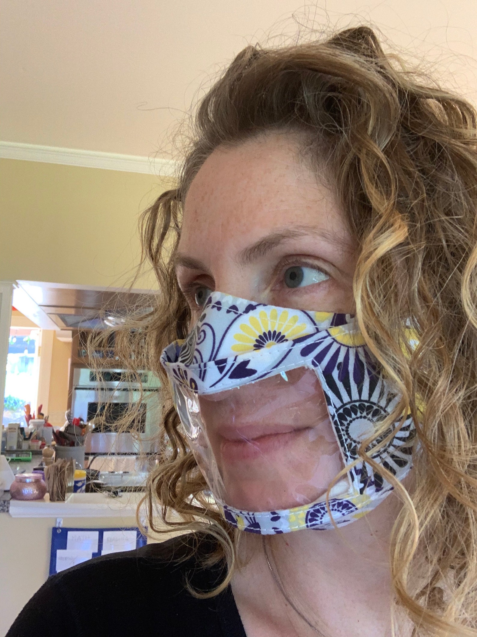 FOG FREE Clear Window Face Mask washable Smile Mask Etsy