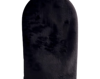 El mejor guante autobronceador / Guante aplicador de bronceado sin sol para rostro y cuerpo / Guante autobronceador de terciopelo sin marcas / Reutilizable / Venice Gold