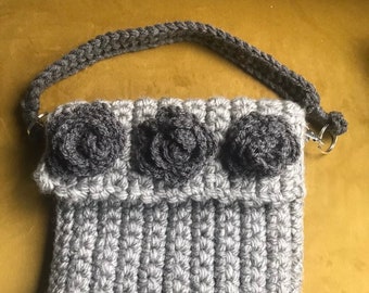 Hand made crochet handbag/purse.