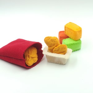 chicken nugget soft toy