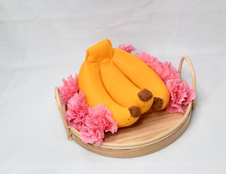 Felt Play Food Banana Set Play Food Pretend Food for Play Etsy