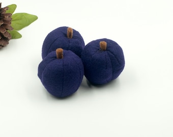 Felt food plum 1 PCS, Play food, Pretend food for play kitchen, Felt fruit, Felt ornament