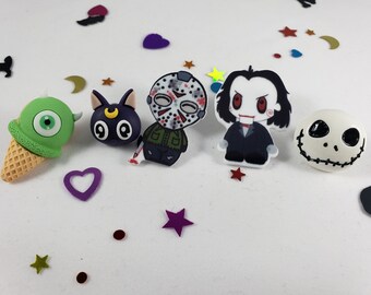 Pins - Spoopy - Pins for jackets, pins for your collection, pins for scary times all year, Spooky year round, Horror pins