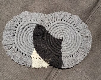 Macrame Spiral coasters