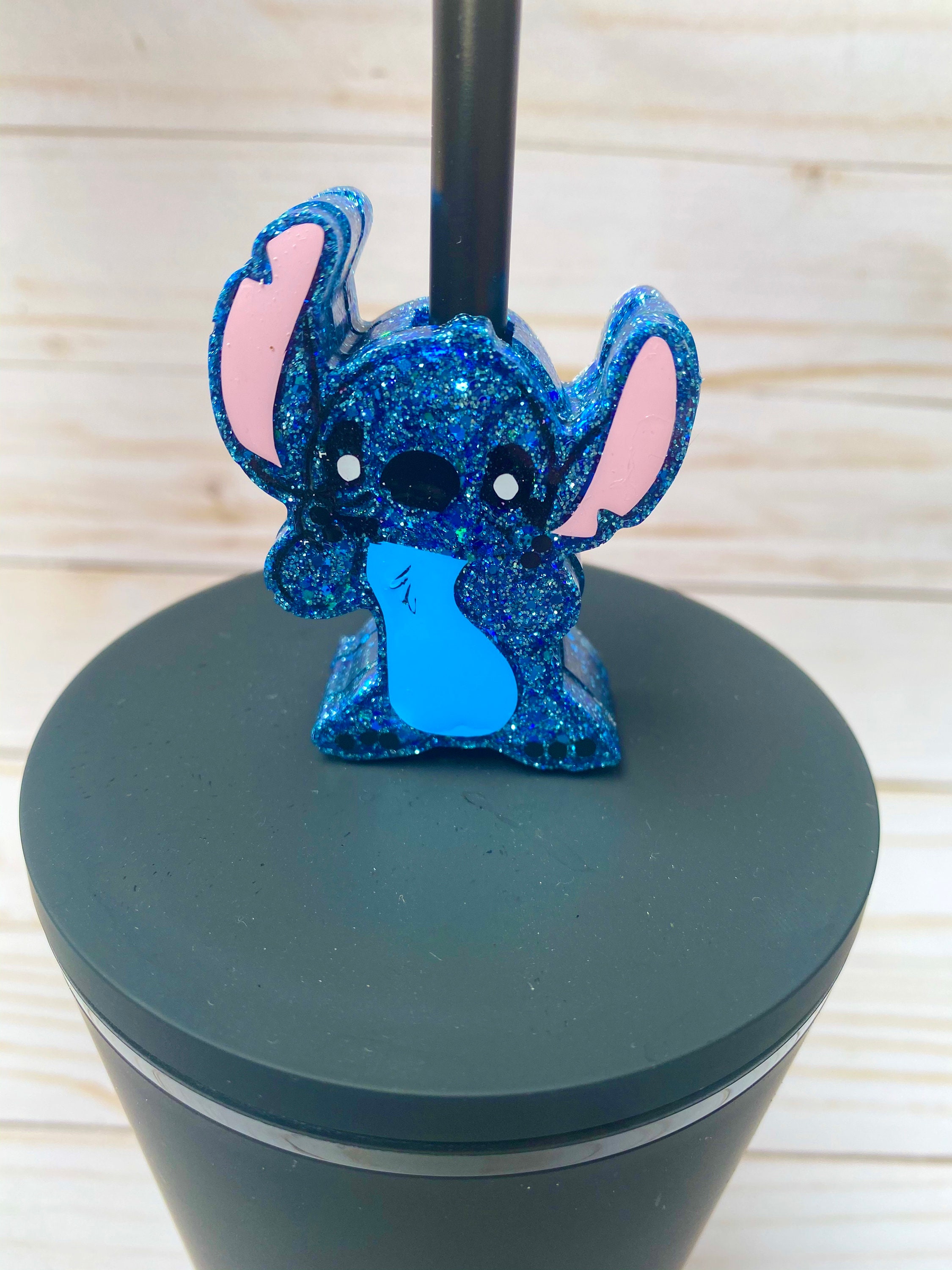 Stitch Straw Topper – Magical_Abysdesigns