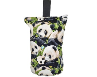 1 Türstopper Tür-Sack Panda Bären  1,5 Kg Klemmschutz Türschutz Baumwolle Stoff