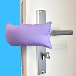 Türstopper Klemmschutz Türschutz Türstopper Klinke Kantenschutz Zugluftstopper Baumwolle Stoff  Uni-Farben