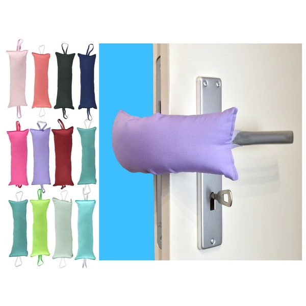 Türstopper Klemmschutz Türschutz Kantenschutz Baumwolle Stoff  Uni-Farben