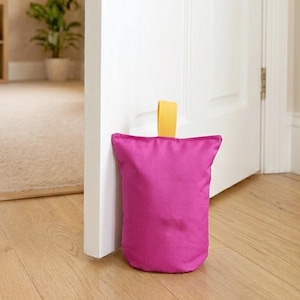 Türstopper Boden Türstopper Sack ca. 1,5 oder 2,5 Kg  Handmade Klemmschutz Türschutz Baumwolle Stoff Zugluftstopper versch. Farben