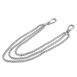 Stainless steel key chain trouser chain wallet chain curb chain 3 rows curb chain biker hip hop punk