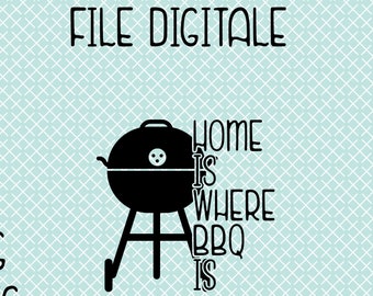 Bbq digital file. SVG files. Instant download. Silhouette Cricut cut file. Barbecue SVG Father's Day. Grilling Svg. Plotter files